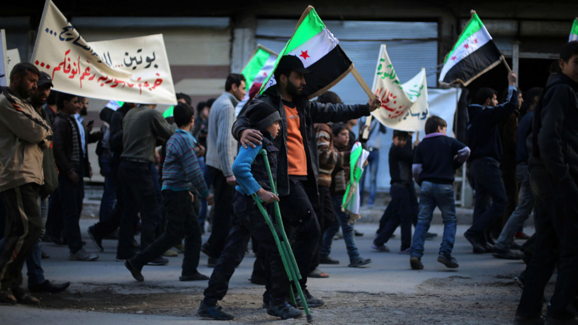 Demonstration Damascus