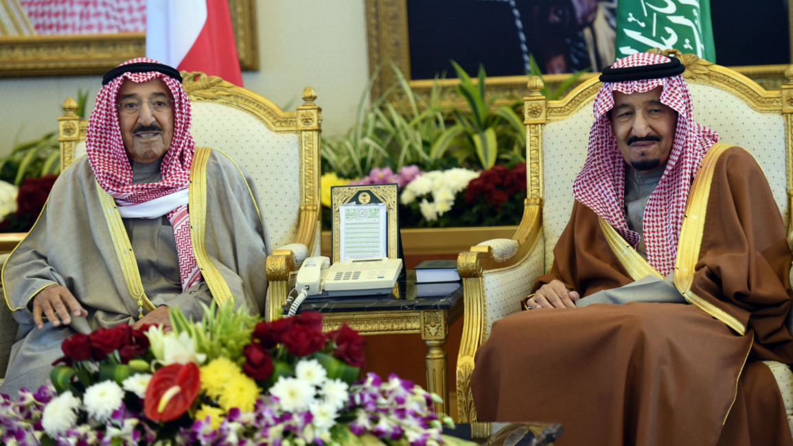 King Salman in Kuwait [AFP]