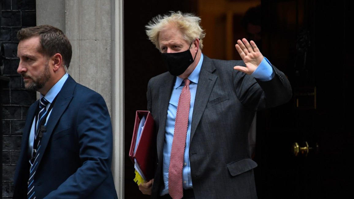 Boris in a mask - Getty