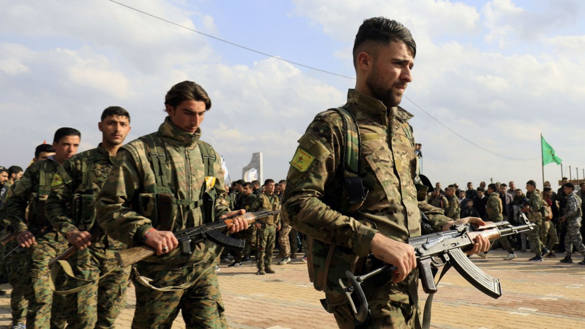 YPG fighters Syria