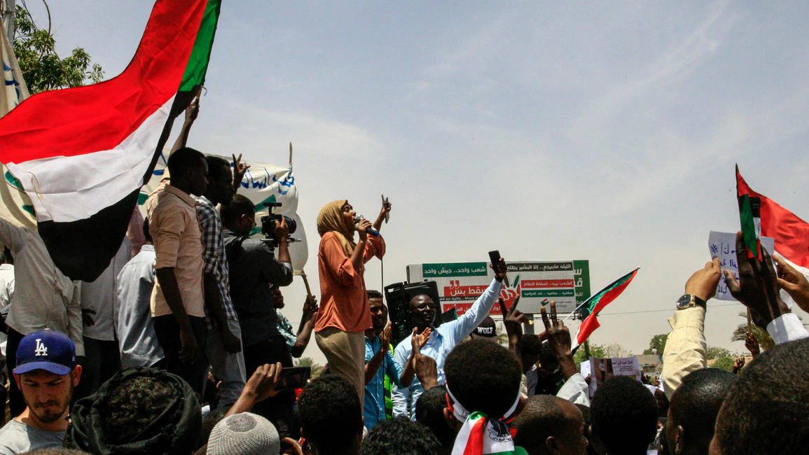 Sudan protests -- AFP