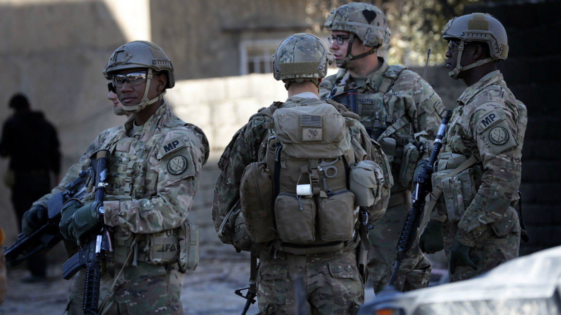 US troops -- AFP