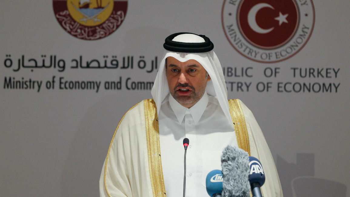 Qatar economy minister getty