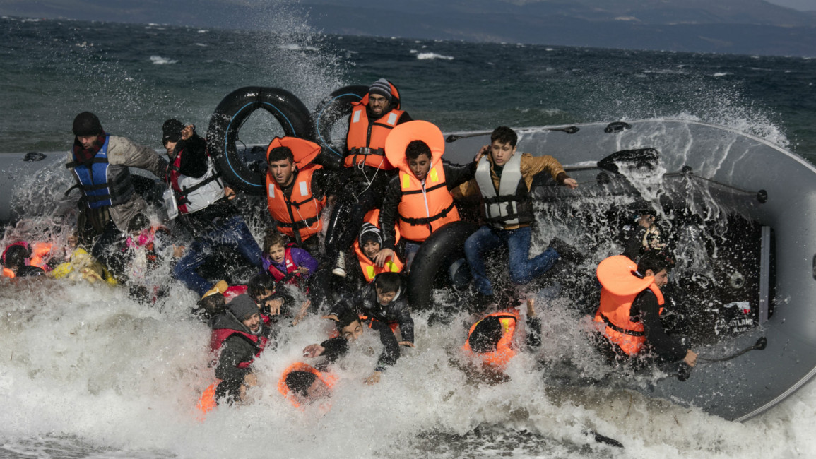 Migrants in the Mediterranean [Getty]