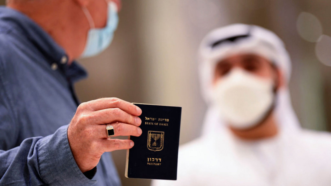 Israel passport UAE