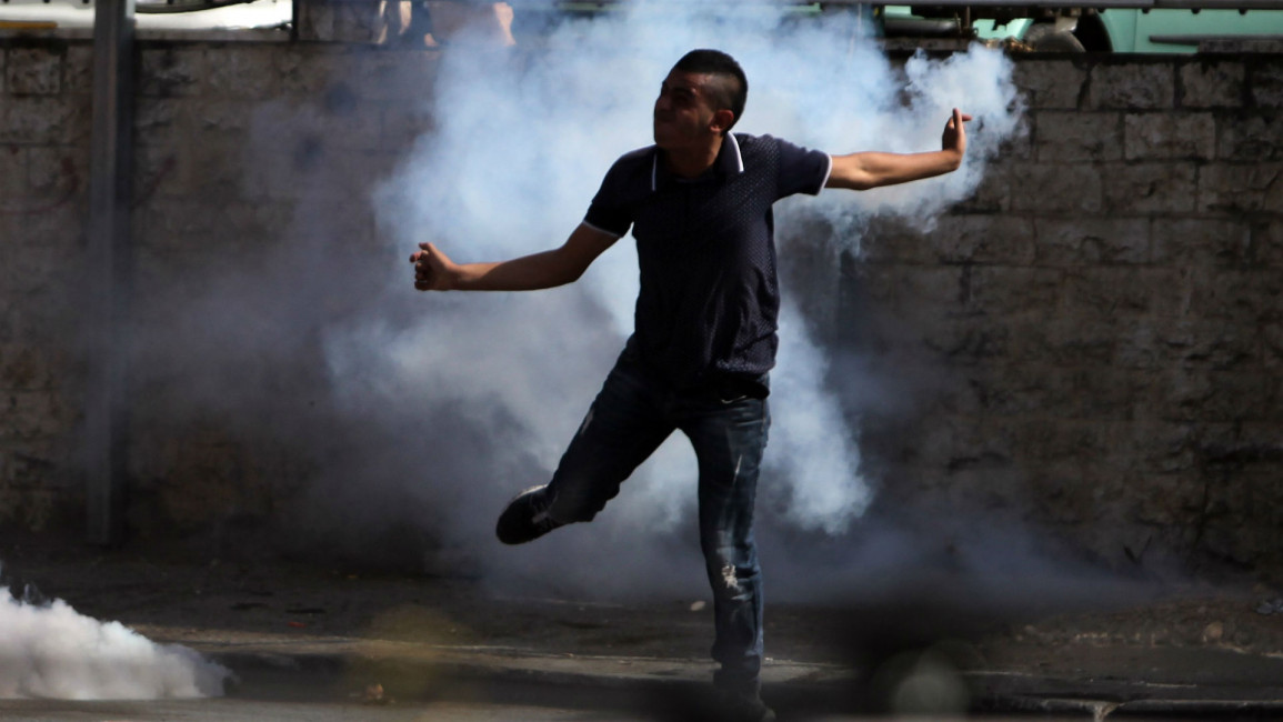 Al Aqsa clashes AFP