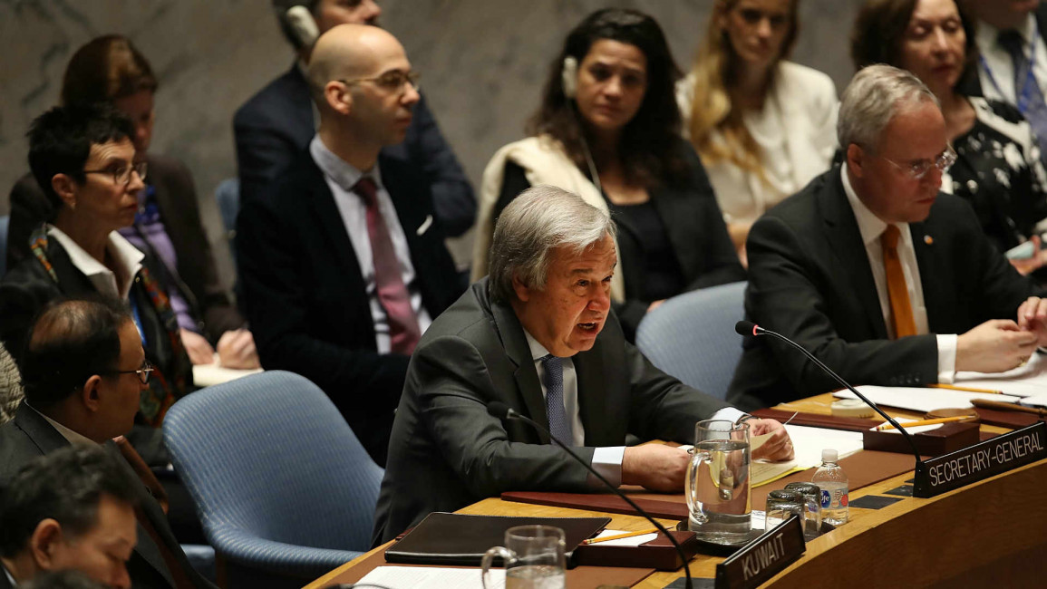 Antonio Guterres UN - Getty