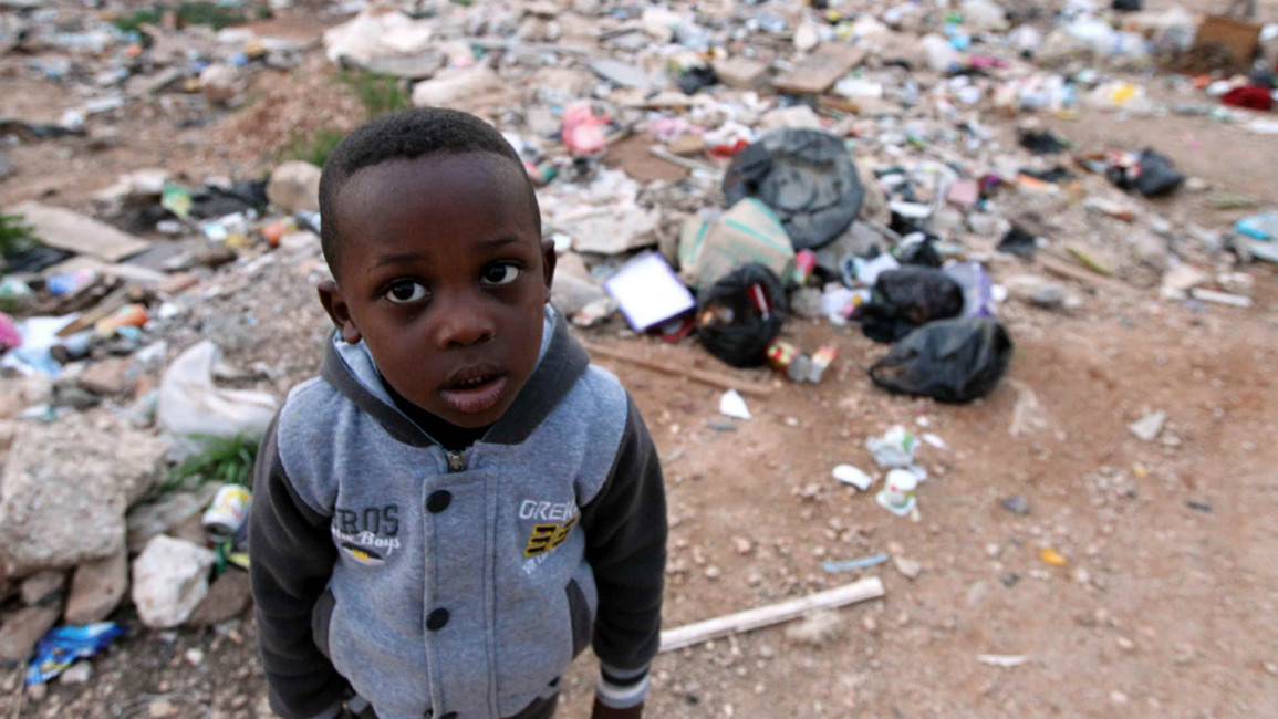 Libyan child - AFP