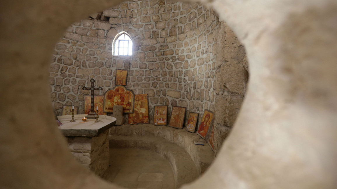 Saint Takla monastery Syria AFP