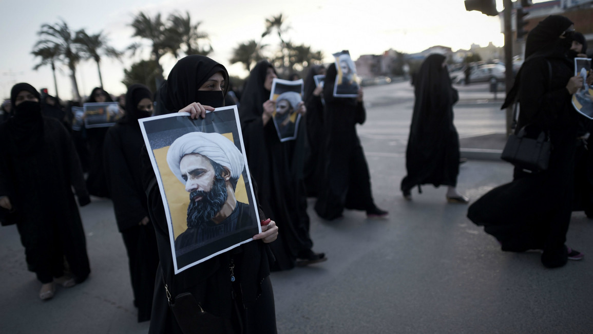 Bahrain protests Nimr