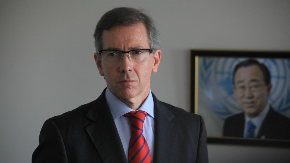 Head of UN Support Mission in Libya Bernardino Leon
