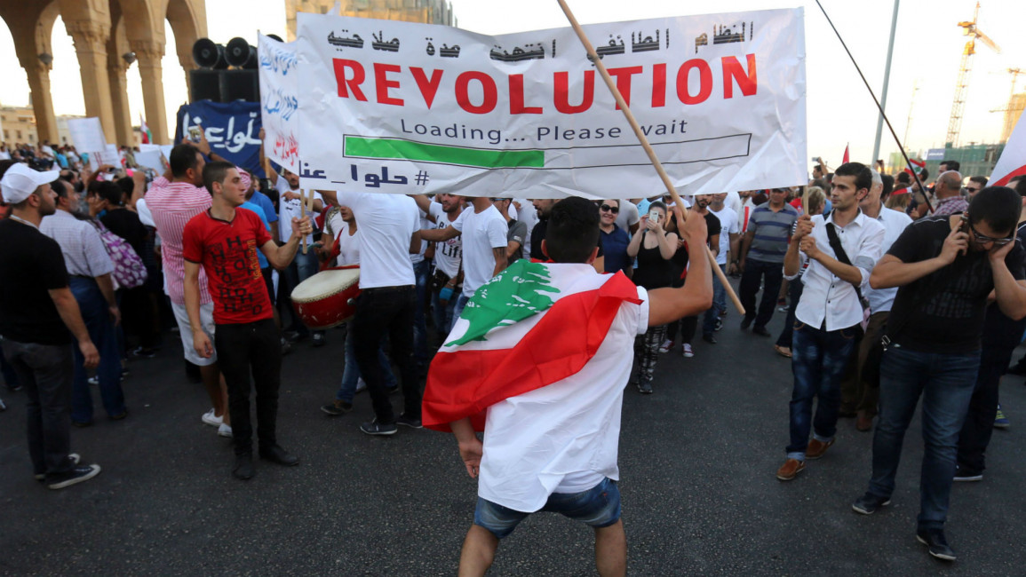 Lebanon revolt - AFP