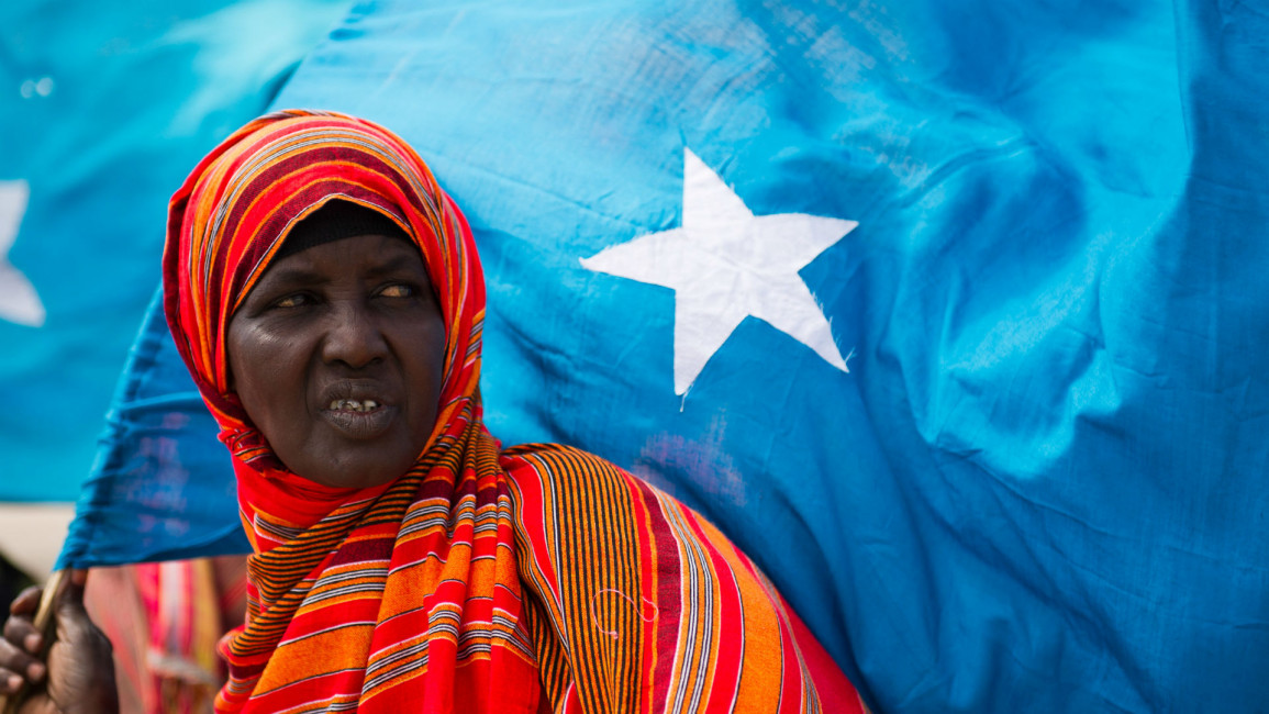 somalia flag - AFP