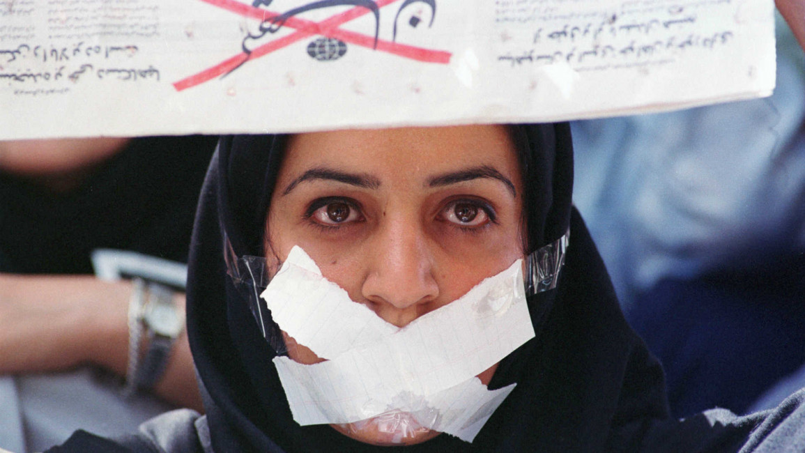Protests against censorship in Tehran