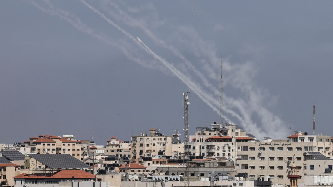 Hamas rocket [MAHMUD HAMS/AFP/Getty]