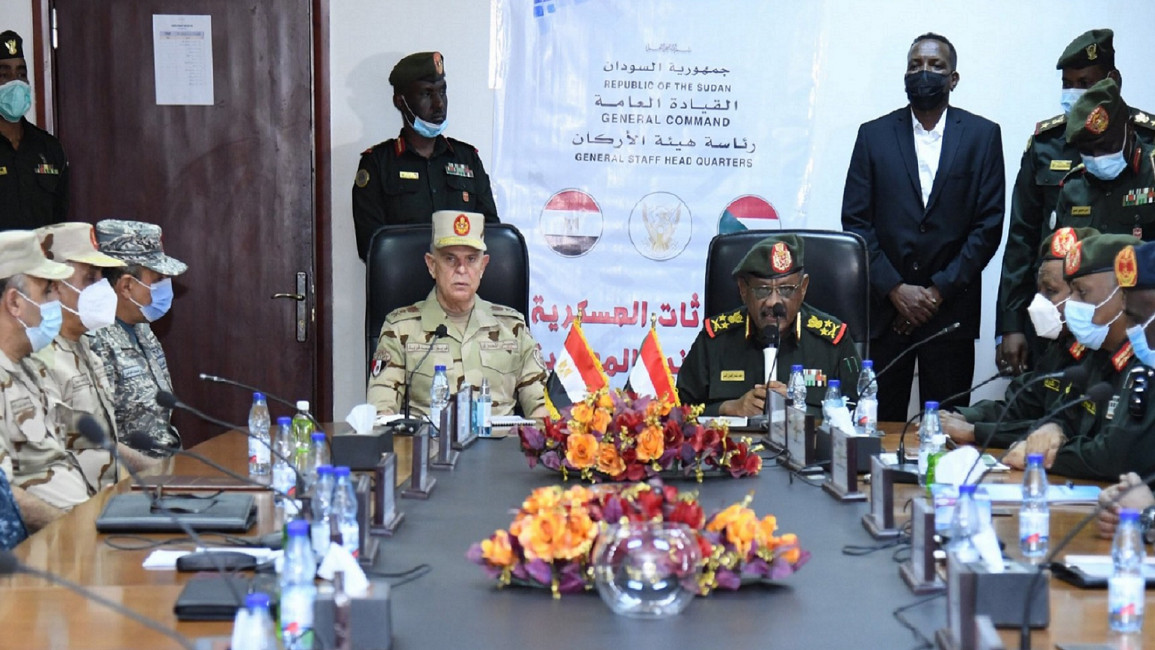 egypt sudan military meeting