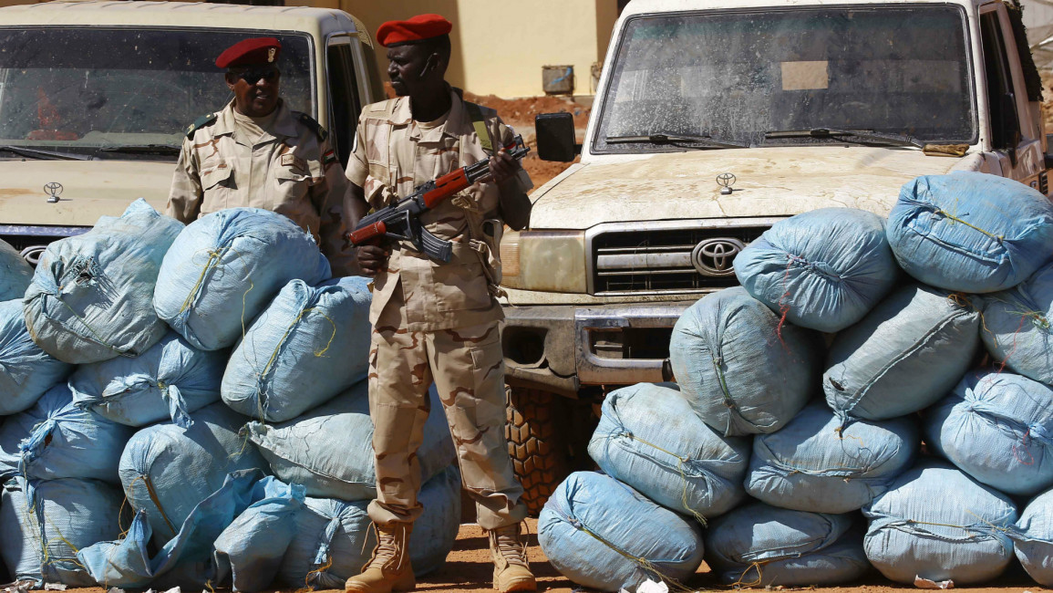 Sudan hashish -- AFP