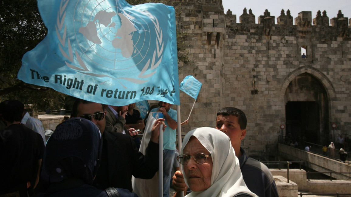 Palestinian UN protest - Getty