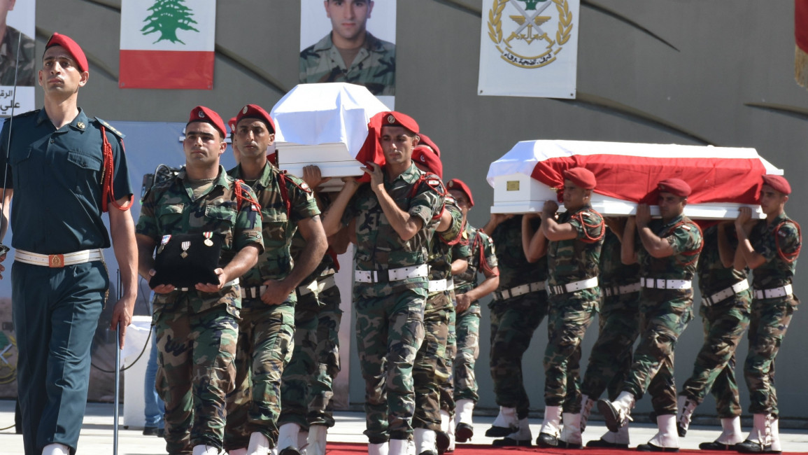 Lebanon funeral -- Anadolu