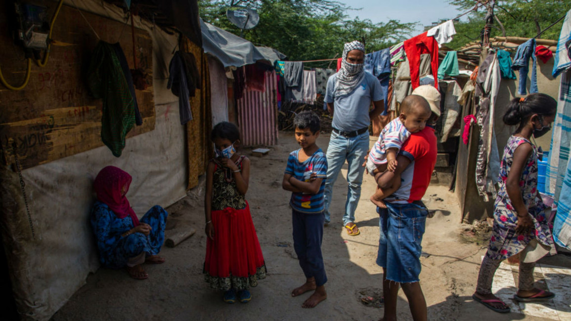 India slum coronavirus - Getty