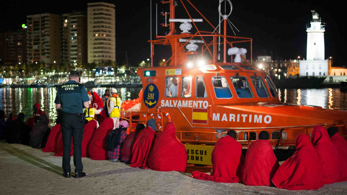 Migrants rescued in Spain