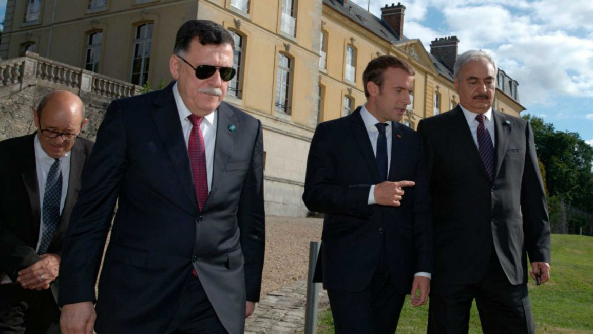 haftar France Macron - AFP