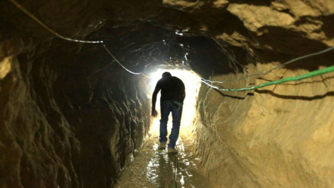 Gaza tunnel [AFP]