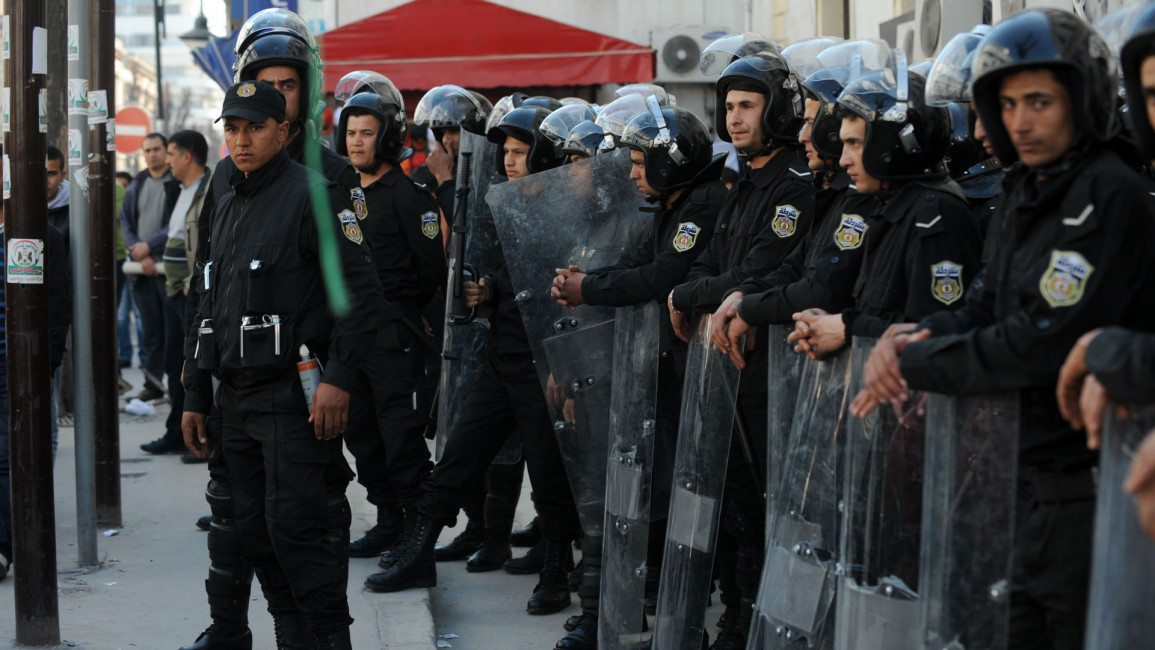 tunisia police AFP