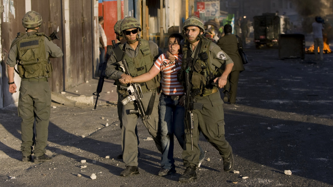 Israel child prisoner - AFP