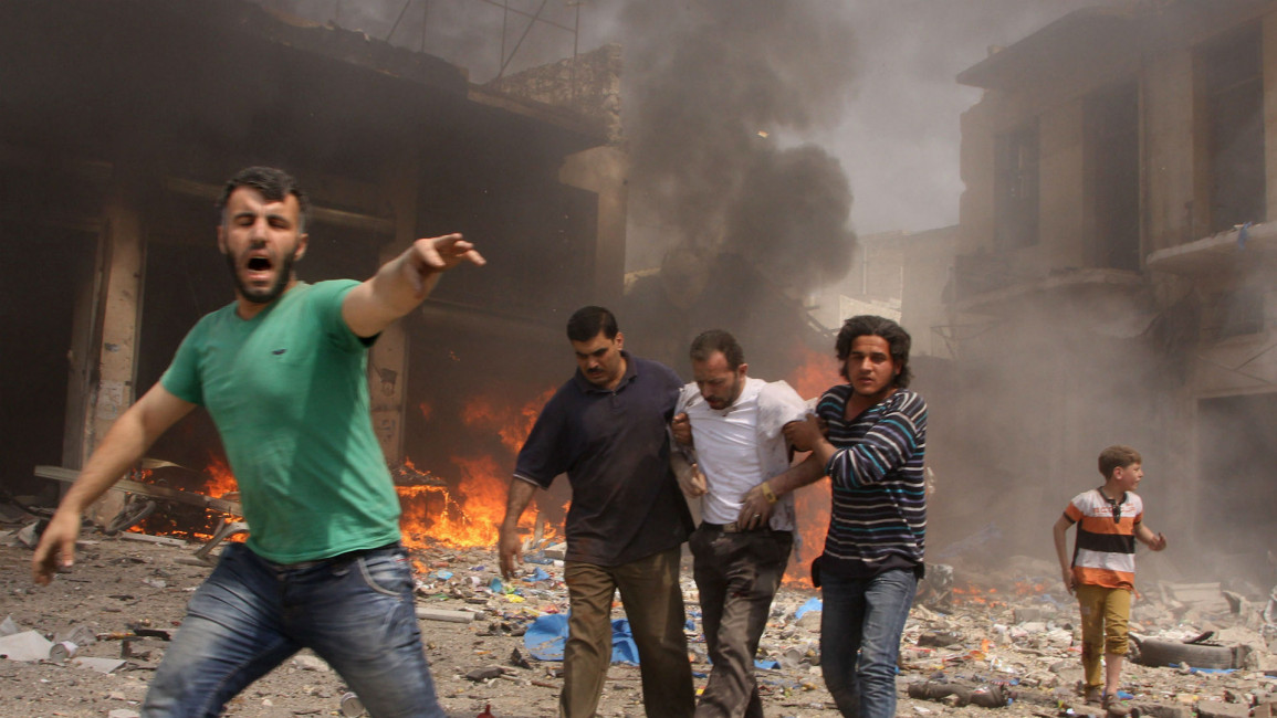 syrian regime barrel bombs