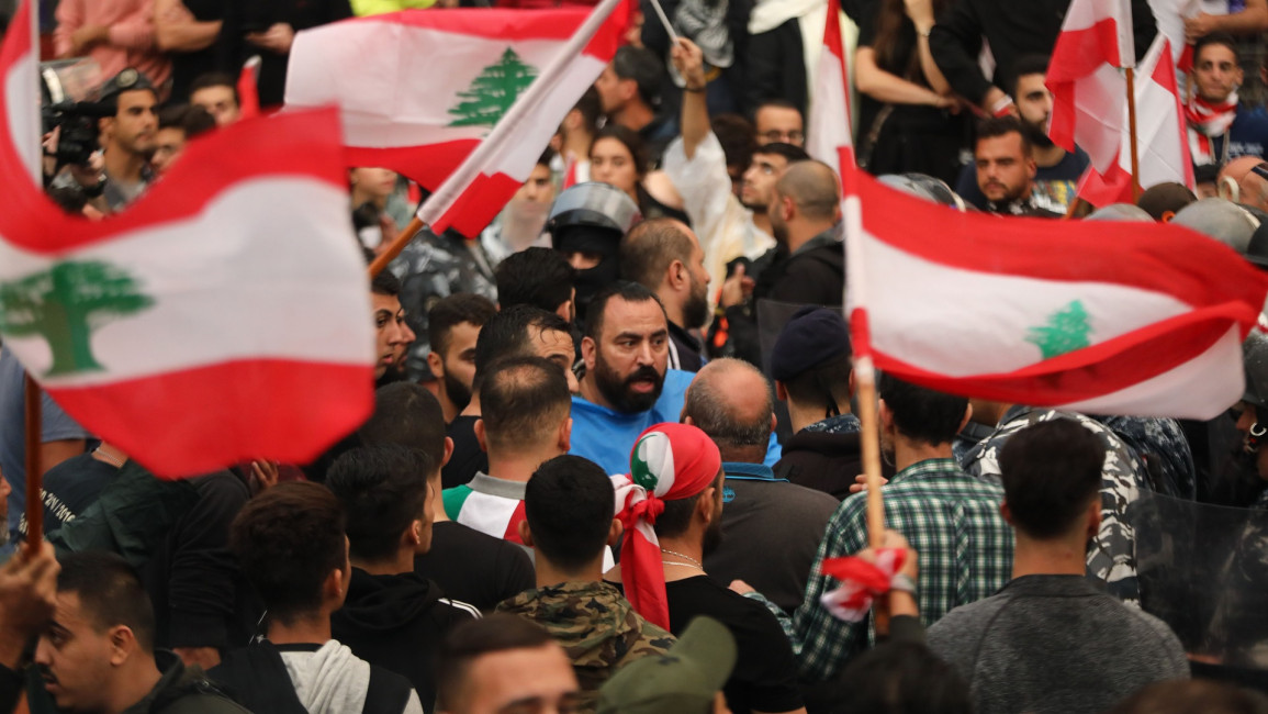 Lebanon protest Hezbollah