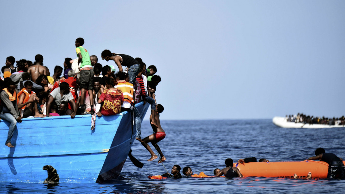 Mediterranean migrants [AFP]