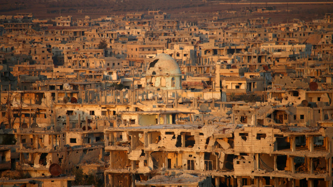 Daraa destruction Syria