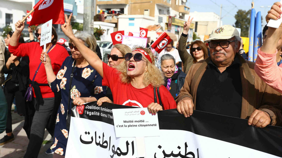 Tunisian women demand equal inheritance laws