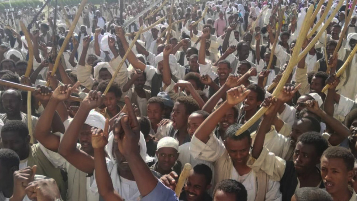 Sudan protests -- AFP