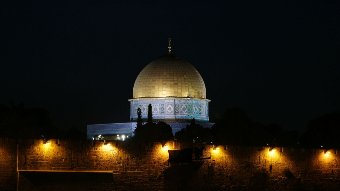 al-Aqsa Mosque at Night