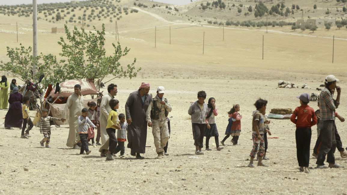 Syrian refugees Manbij AFP