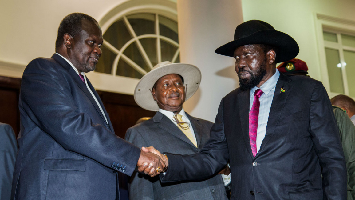 South Sudan rivals AFP