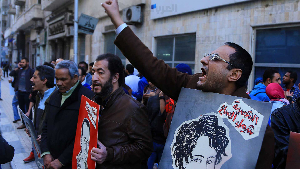 الذكرى الأربعين للناشطة "شيماء الصباغ" بميدان طلعت حرب