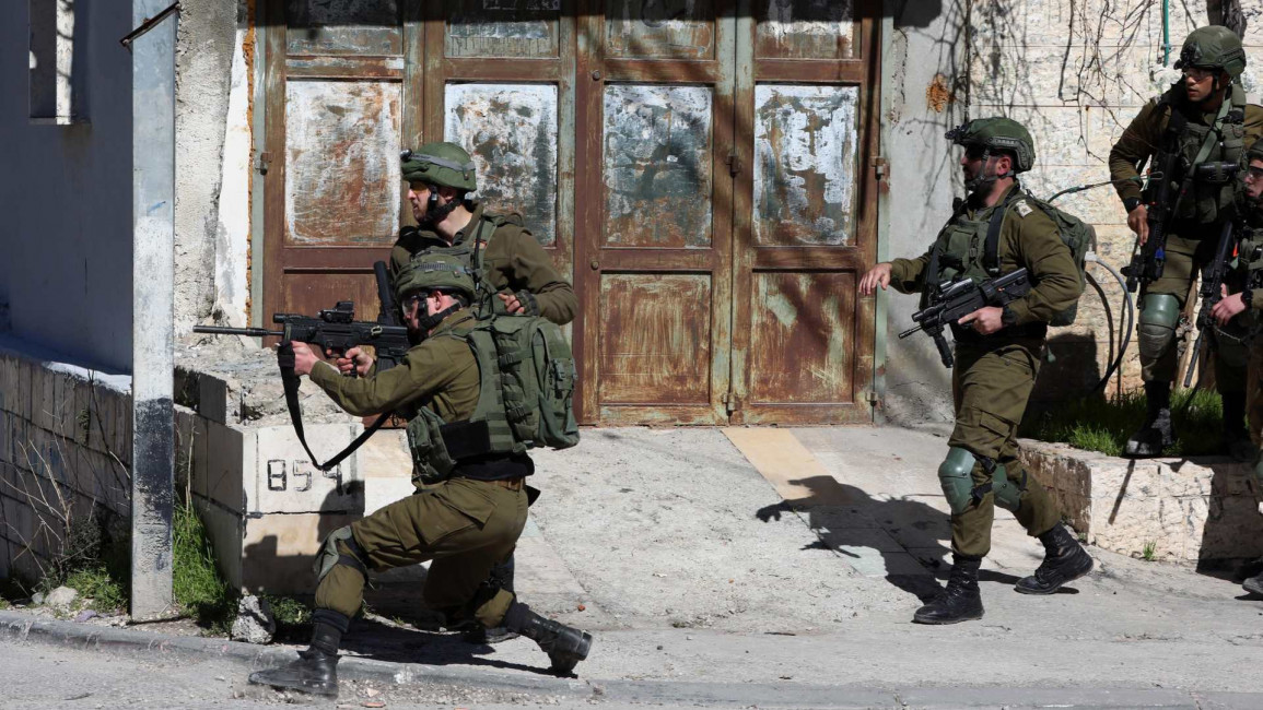 Israeli soldiers raid - Getty