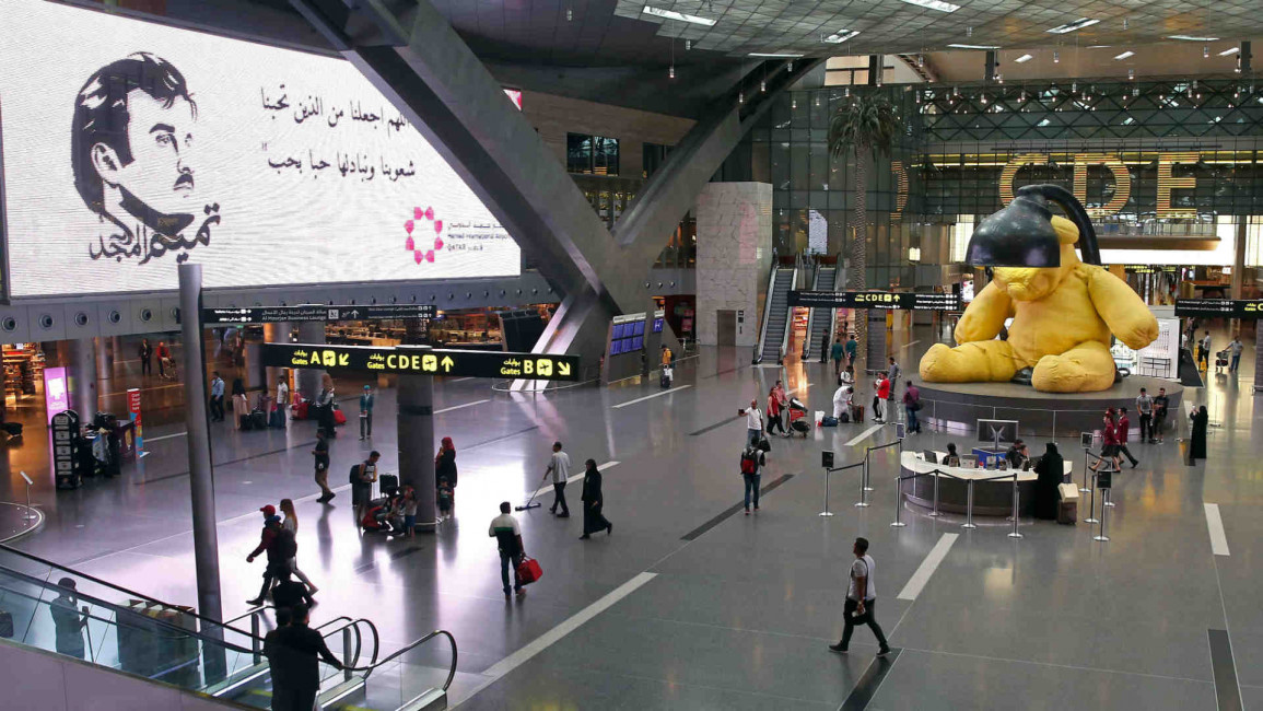  freesize=anadolu qatar airport - afp