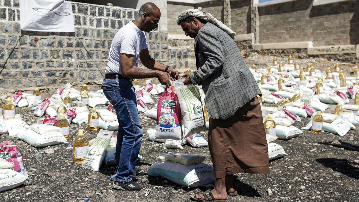 Yemen food aid AFP