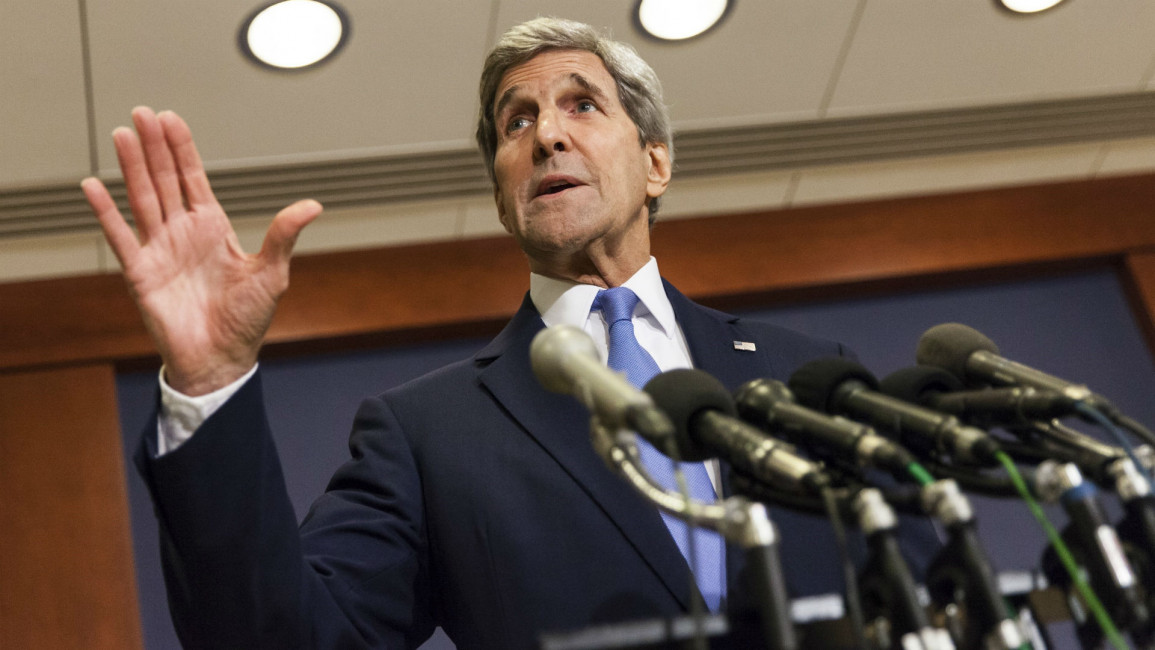 Secretary of State Kerry briefs on Iran Nuclear Deal