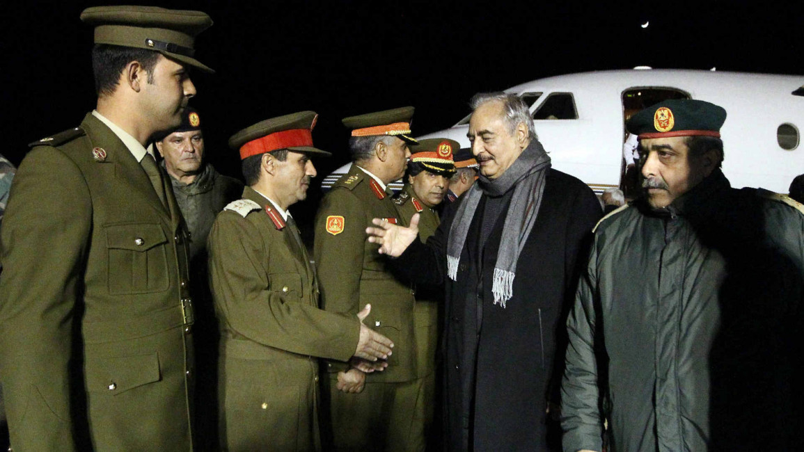 Haftar returns AFP