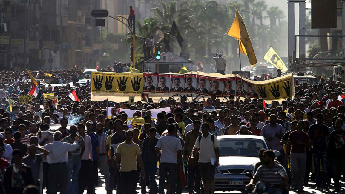Anti-coup protest Egypt - Anadolu