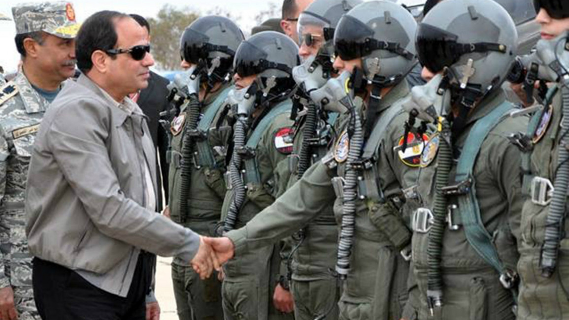 Egypt Sisi Air force Libya