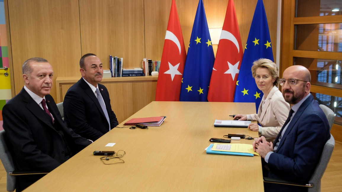 Erdogan and EU [Getty]
