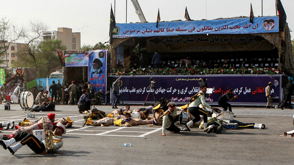 Iran parade attack -- AFP