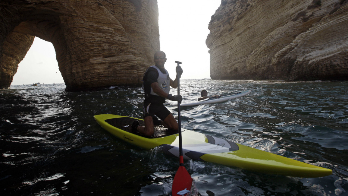Stand Up Paddle Race in Lebanon