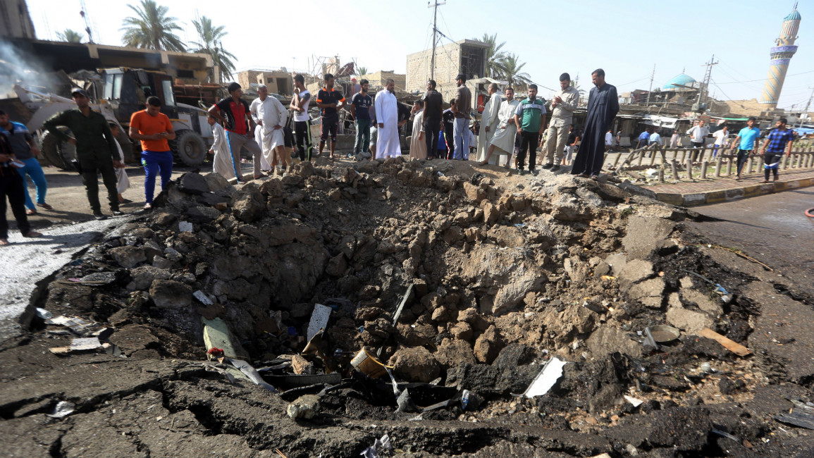 Iraq car bomb aftermath